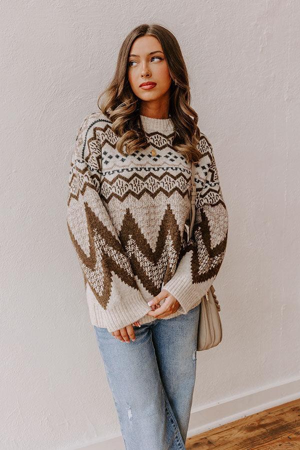 Fireside S'mores Knit Sweater Product Image