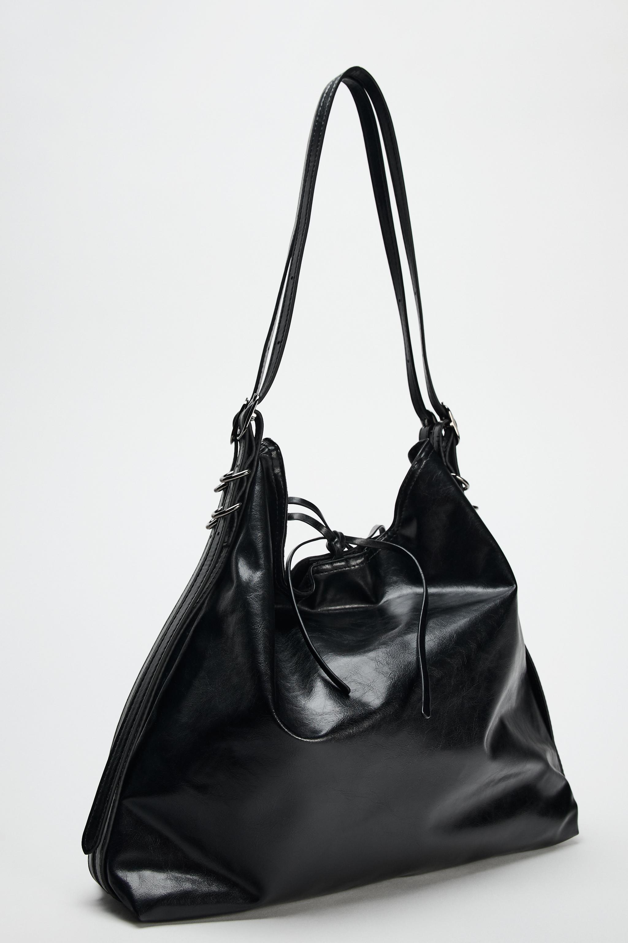 BUCKET BAG WITH BUCKLES Product Image