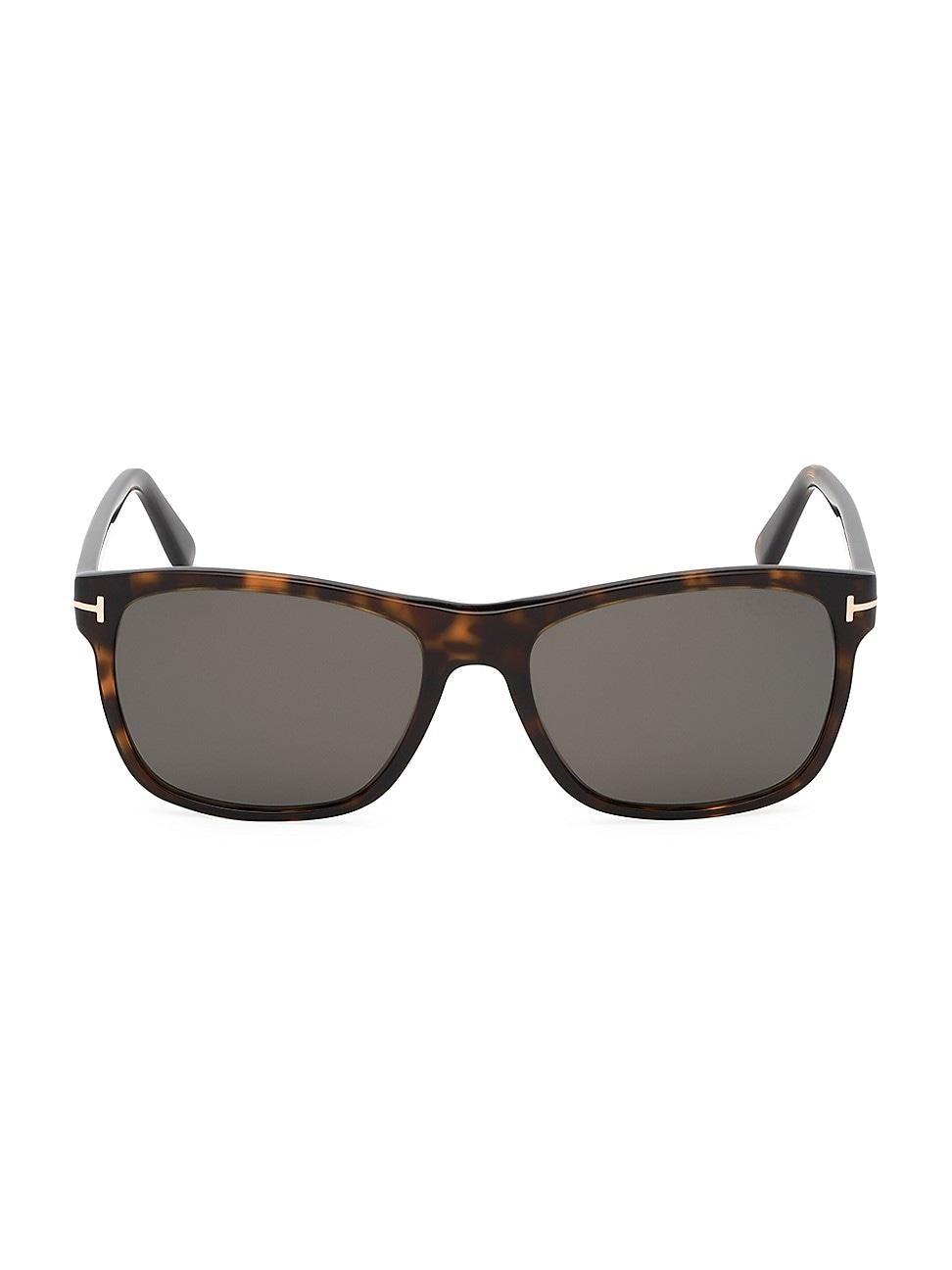 Mens Giulio 54MM Square Havana Sunglasses Product Image