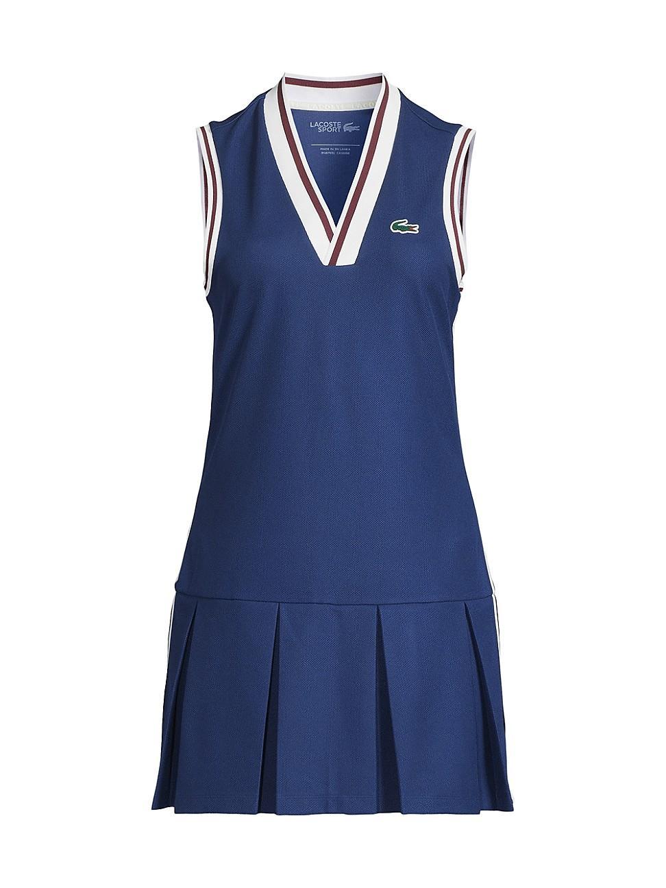 Womens Lacoste x Bandier Performance Piqu Tennis Dress Product Image