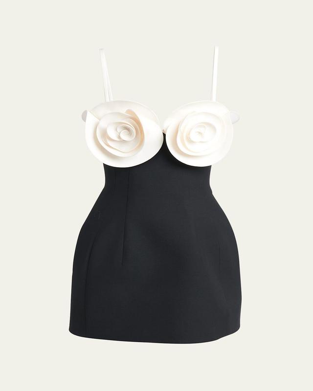 Rosette Bust Sleeveless Mini Dress Product Image