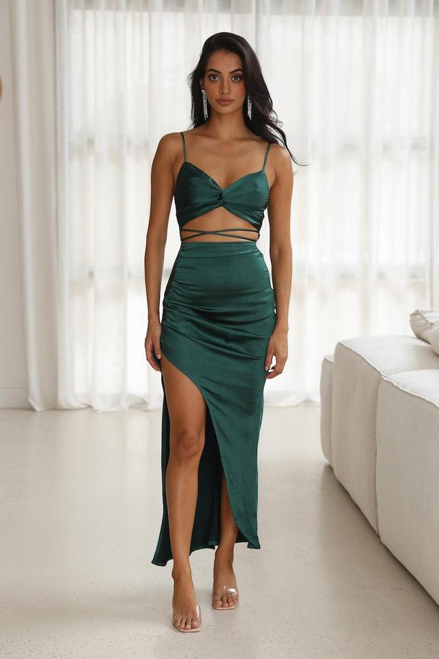 Dreamy Ball Midi Dress Jade  Product Image