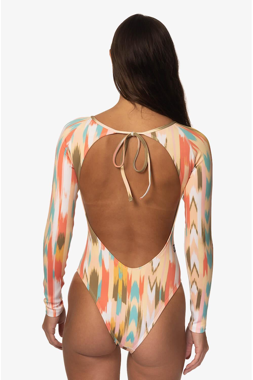 Lennon Long Sleeve Surf One Piece - Zuma Female Product Image