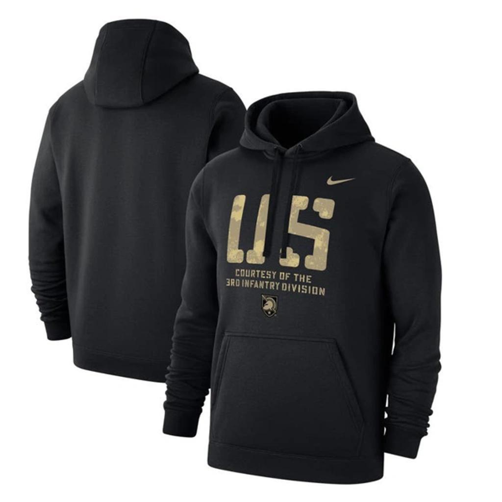 NIKE Black Army Black Knights 2023 Rivalry Collection Courtesy Of Club Fleece Pullover Hoodie Product Image