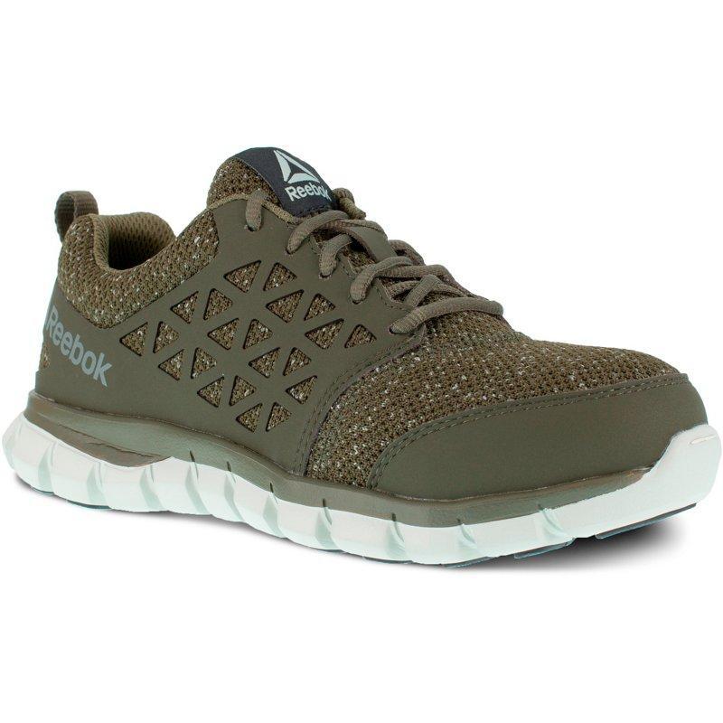 Reebok Work Sublite Cushion Work Comp Toe EH - RB051 (Olive Green) Women's Shoes Product Image