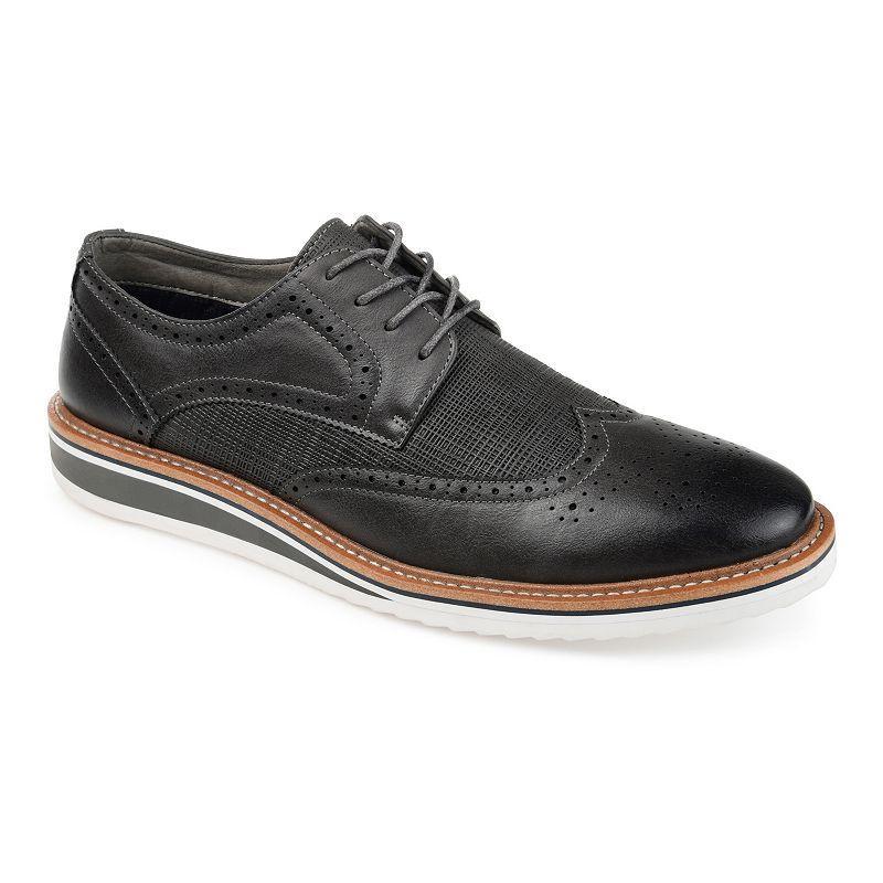 Vance Co. Warrick Mens Wingtip Derby Shoes Red Product Image