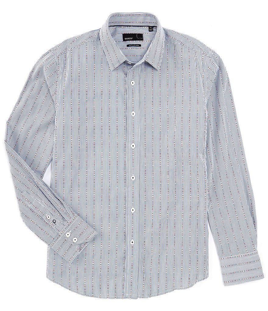 Quieti Stripe Long Sleeve Woven Shirt Product Image