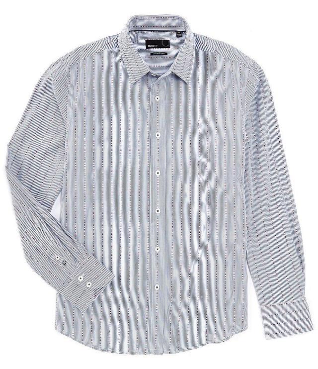 Quieti Stripe Long Sleeve Woven Shirt Product Image