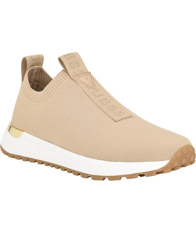 Guess Womens Flavia Slip-On Knit Jogger Sneakers Product Image