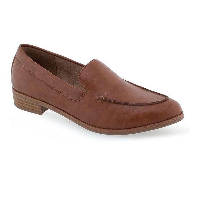 Aerosoles Eastside Womens Dress Loafers Brown Product Image