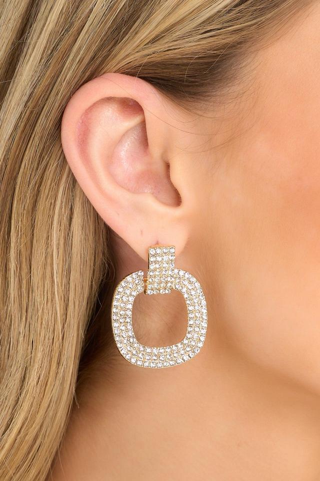 Sparkle Under Lights Gold Earrings Product Image