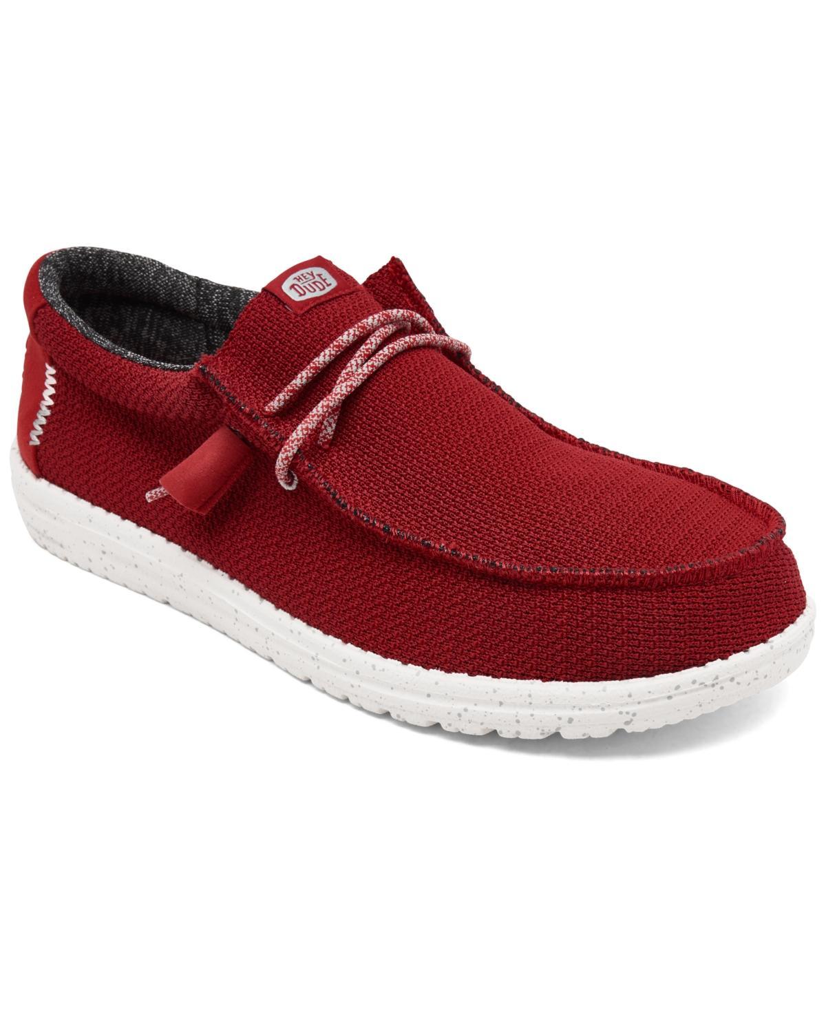 Hey Dude Mens Wally Sport Mesh Casual Moccasin Sneakers from Finish Line Product Image