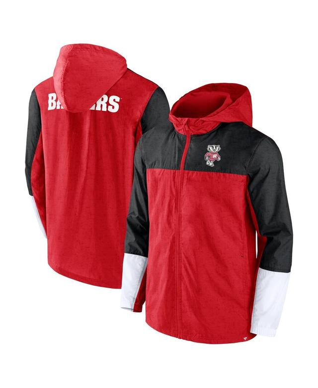 Mens Fanatics Red Wisconsin Badgers Game Day Ready Full-Zip Jacket - Red Product Image