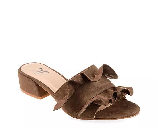 Journee Collection Sabica Womens Mules Brown Product Image