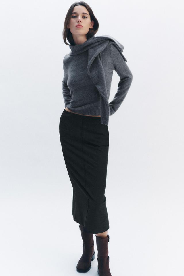 SLIT PENCIL SKIRT ZW COLLECTION Product Image