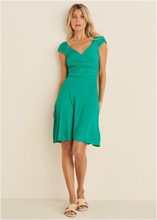 Draped Front Dress Product Image