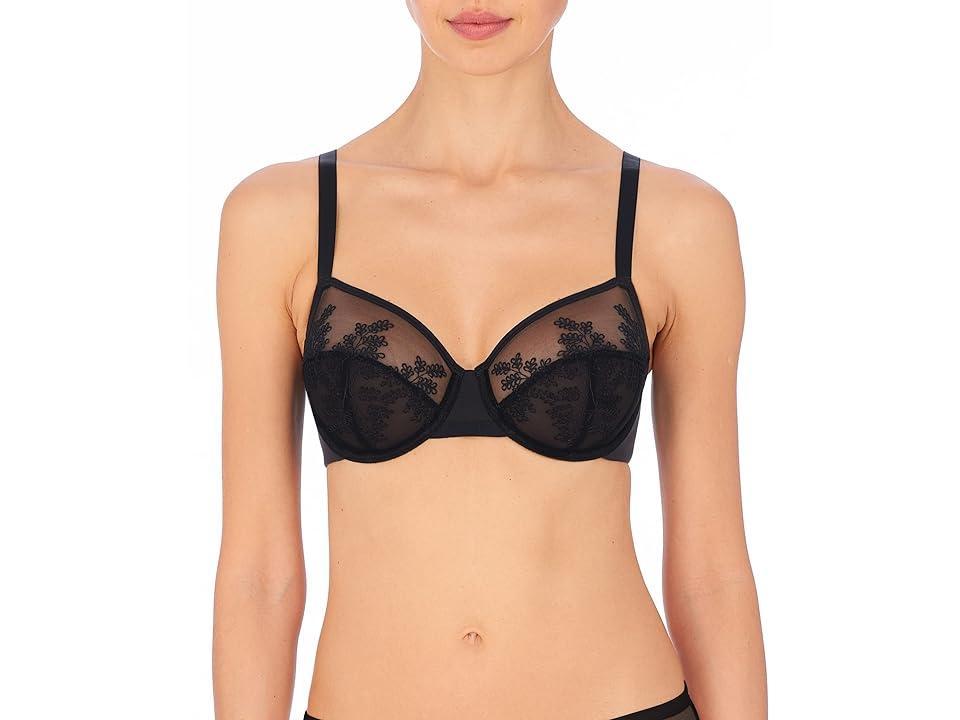 Natori Frame Floral Embroidered Underwire Bra Product Image