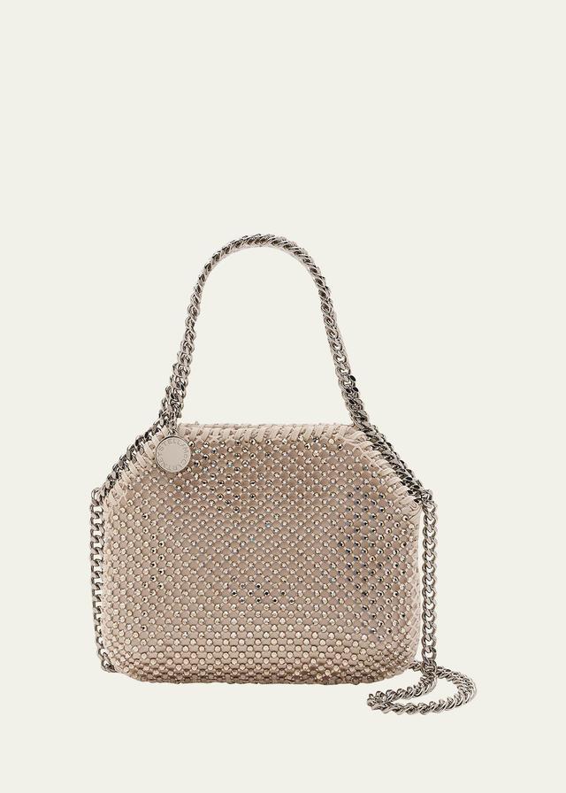 Womens Mini Falabella Crystal Mesh Shoulder Bag Product Image