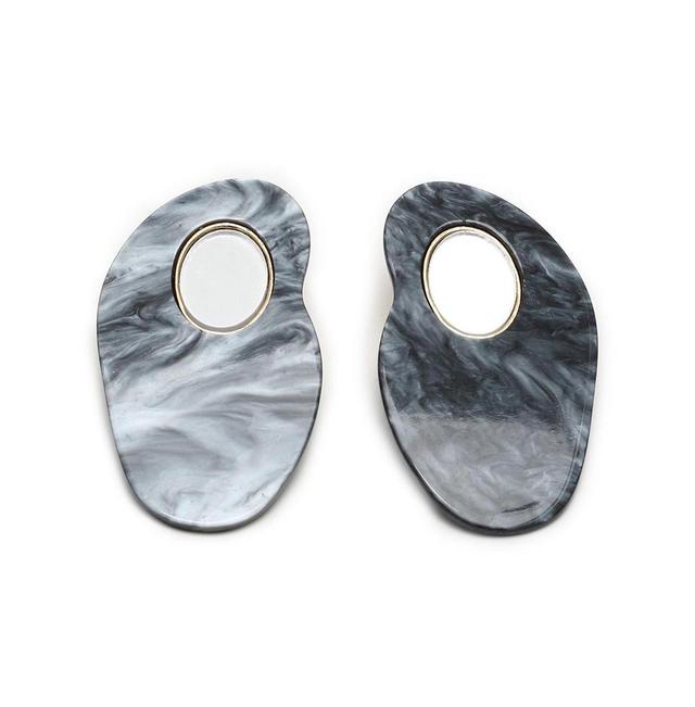 Sohi Womens Marble Drop Earrings Product Image