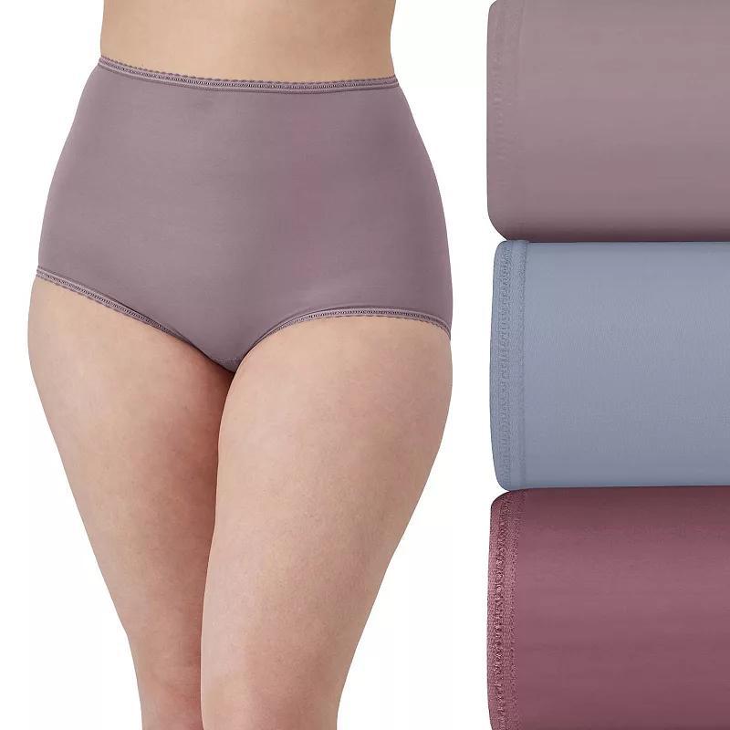 Womens Bali Skimp Skamp 3-Pack Brief Panty Set DFA633 Product Image