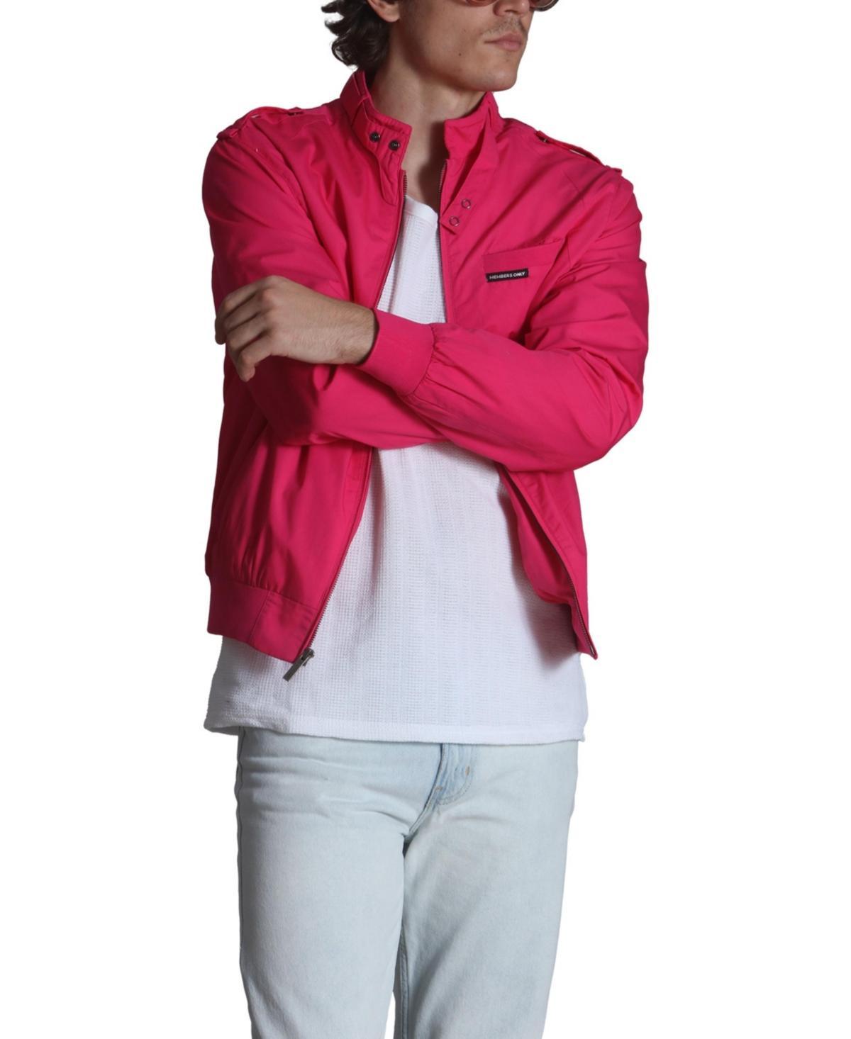 Members Only Mens Classic Iconic Racer Jacket (Slim Fit) Product Image