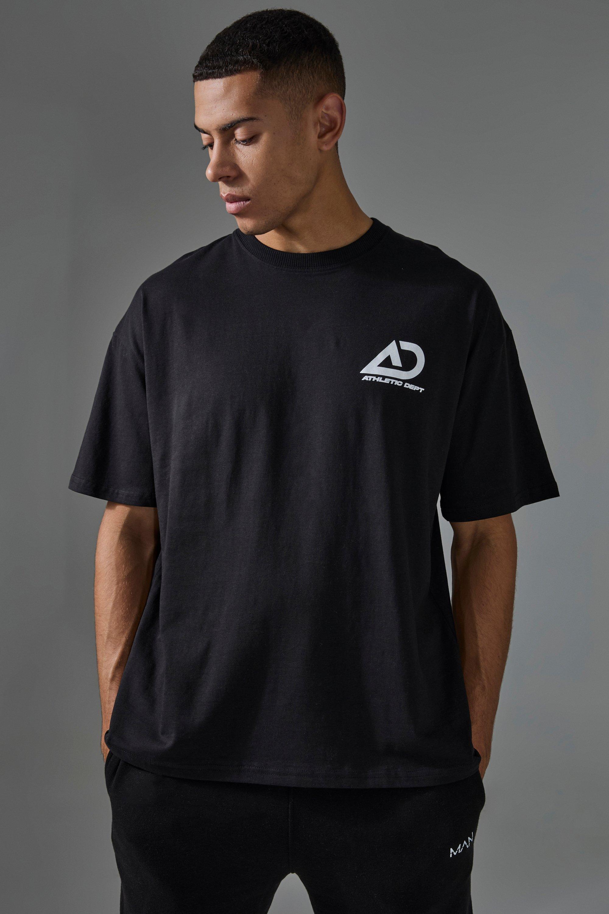 Man Active Athletic Dept Oversized T-shirt | boohooMAN USA Product Image