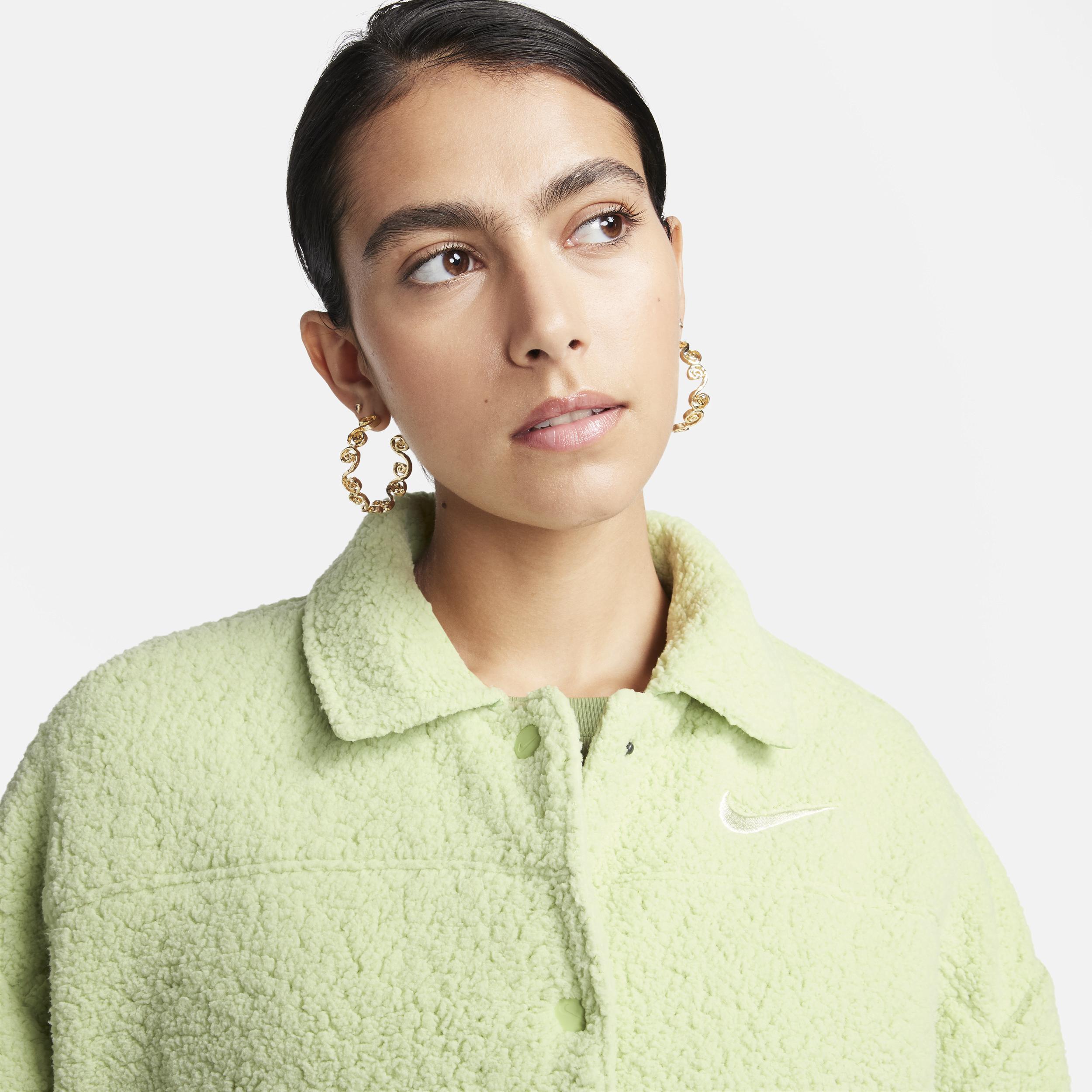 Women's Nike Sportswear Collared High-Pile Jacket  Product Image