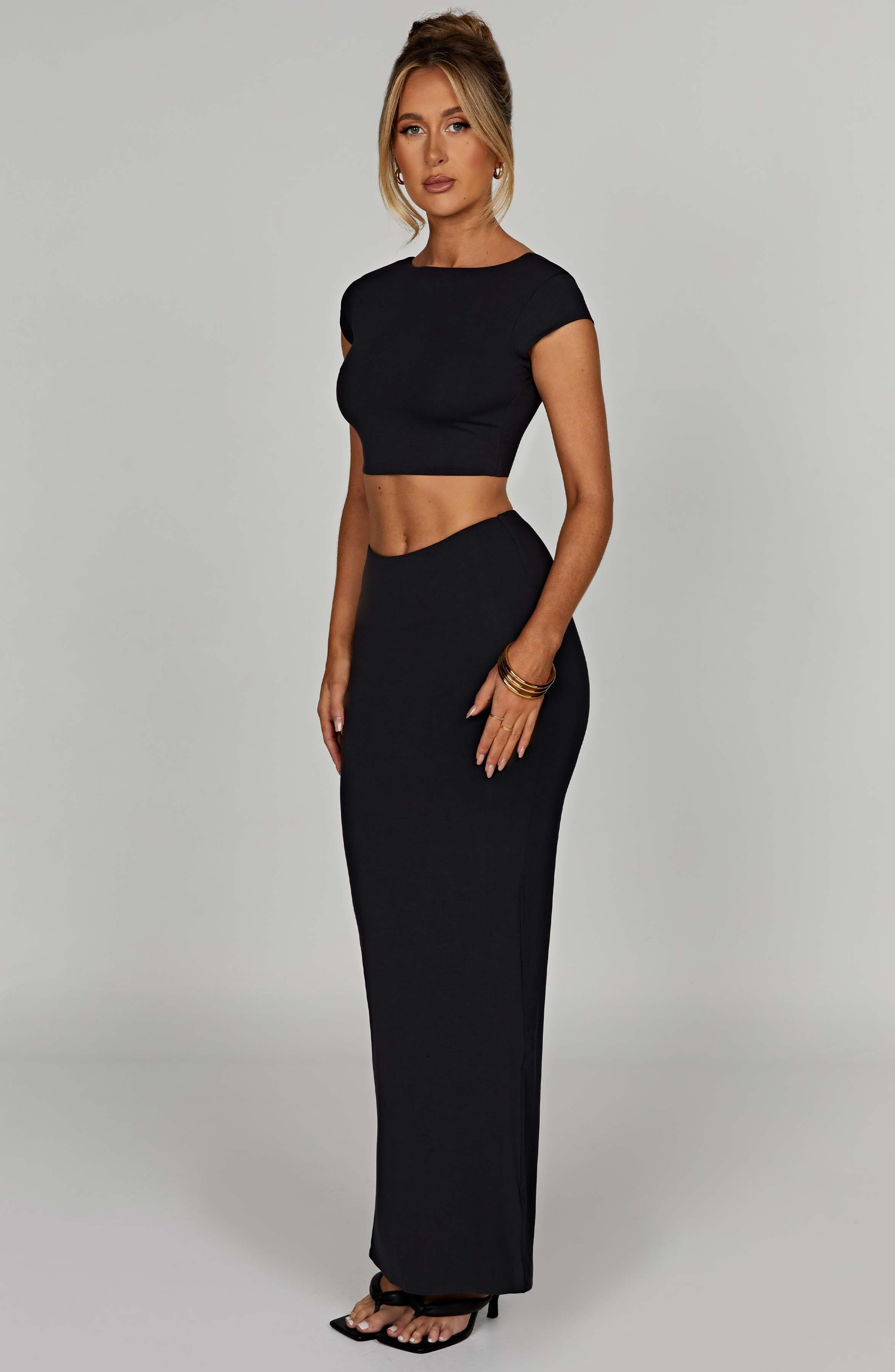 Yazmin Maxi Skirt - Black Product Image