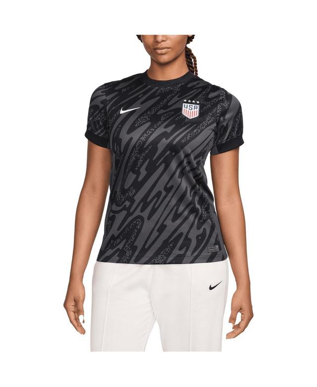 Nike Womens Black Uswnt 2024 Goalkeeper Replica Stadium Jersey - Black Product Image