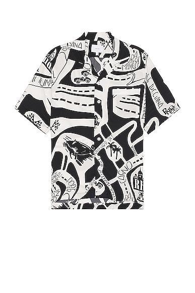 Rhude Strada Silk Shirt Size M, S. Product Image