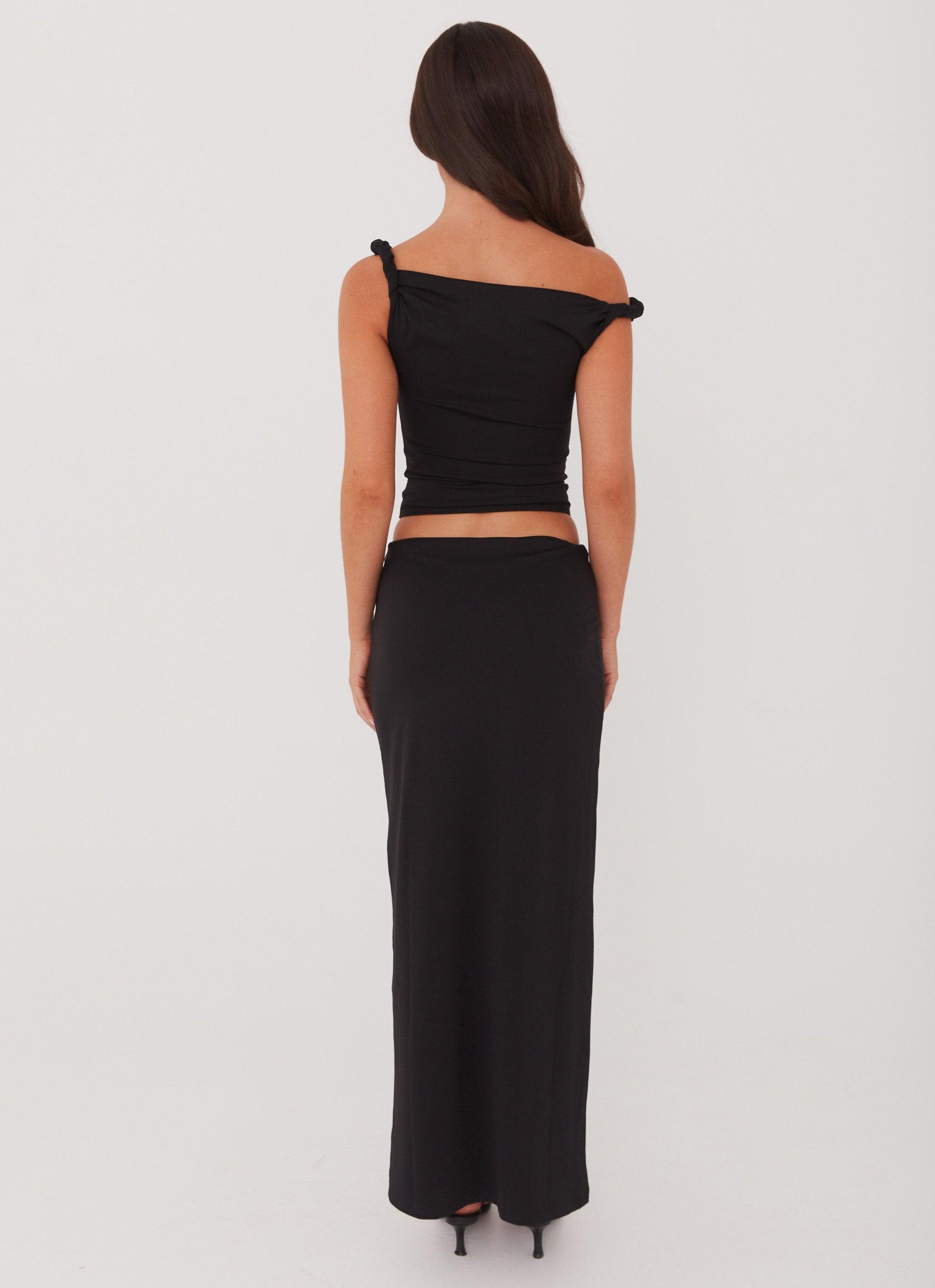 Solace Soul Maxi Skirt - Black Product Image