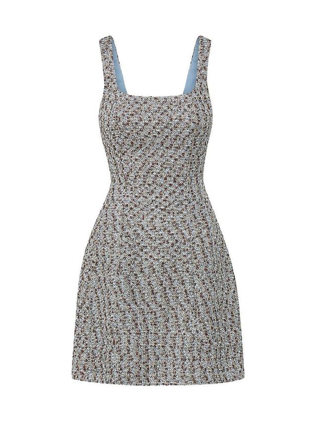 Womens Delphine Tweed Sleeveless Minidress Product Image