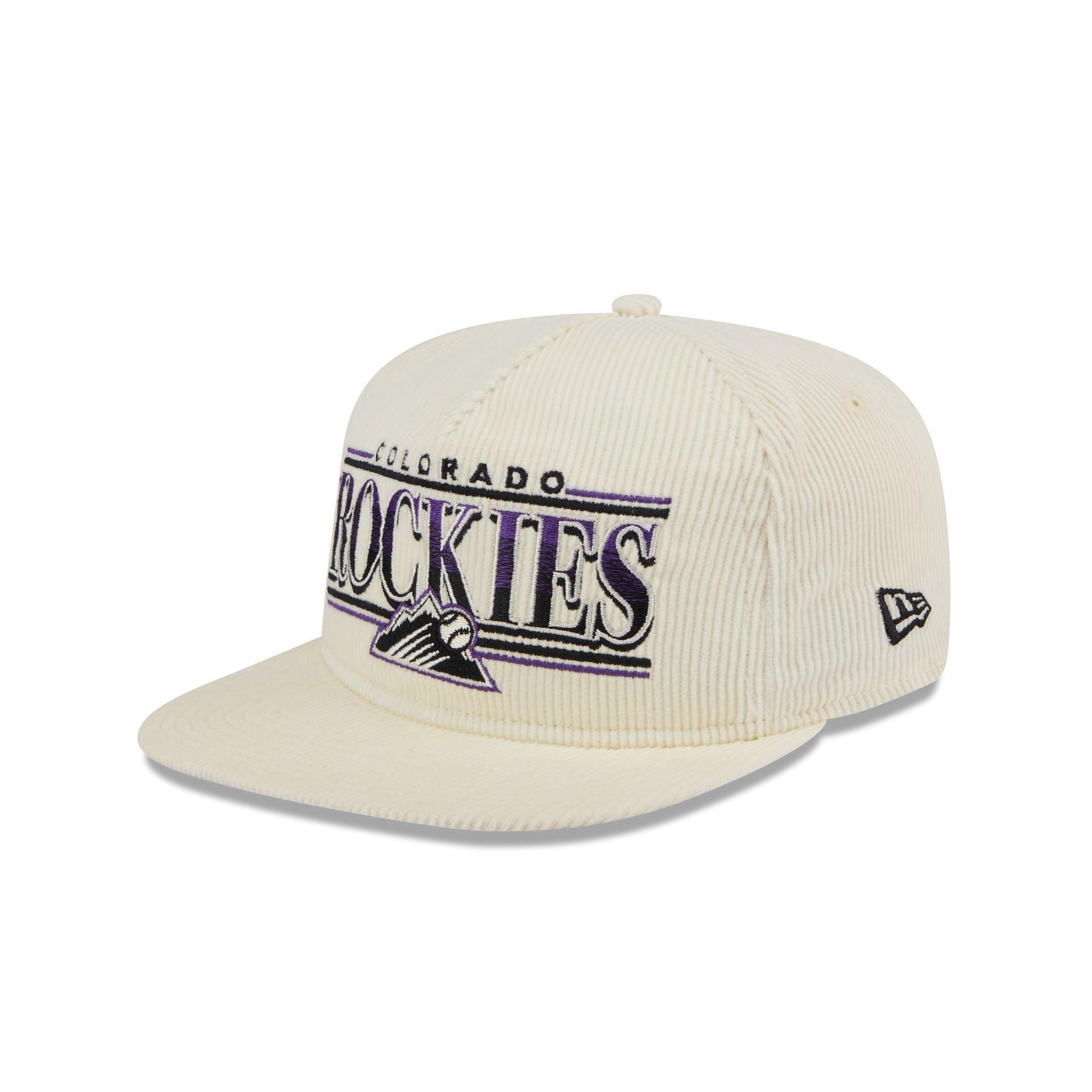 Colorado Rockies Throwback Corduroy Golfer Hat Male Product Image