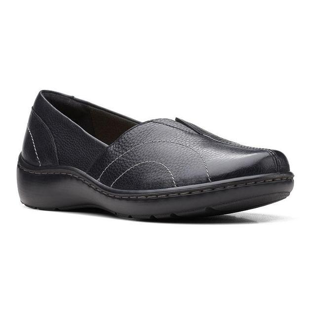 Clarks Cora Meadow Womens Leather Slip-On Shoes Product Image