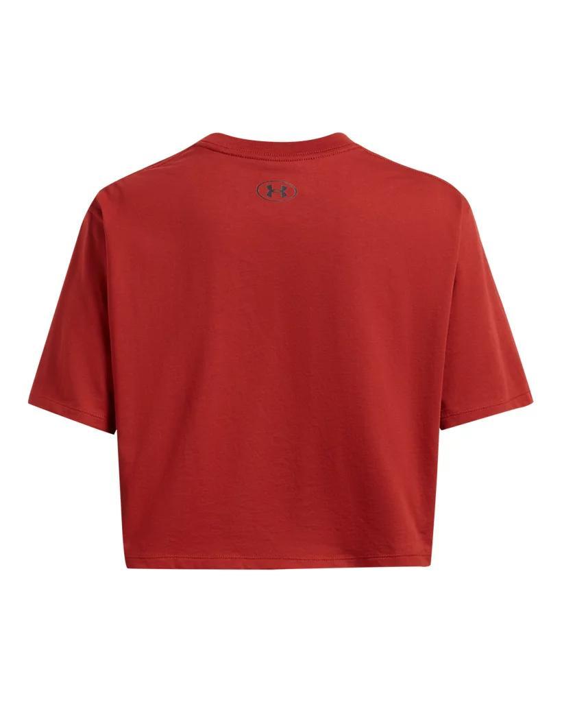 Women's UA Boxy Crop Logo Short Sleeve Product Image