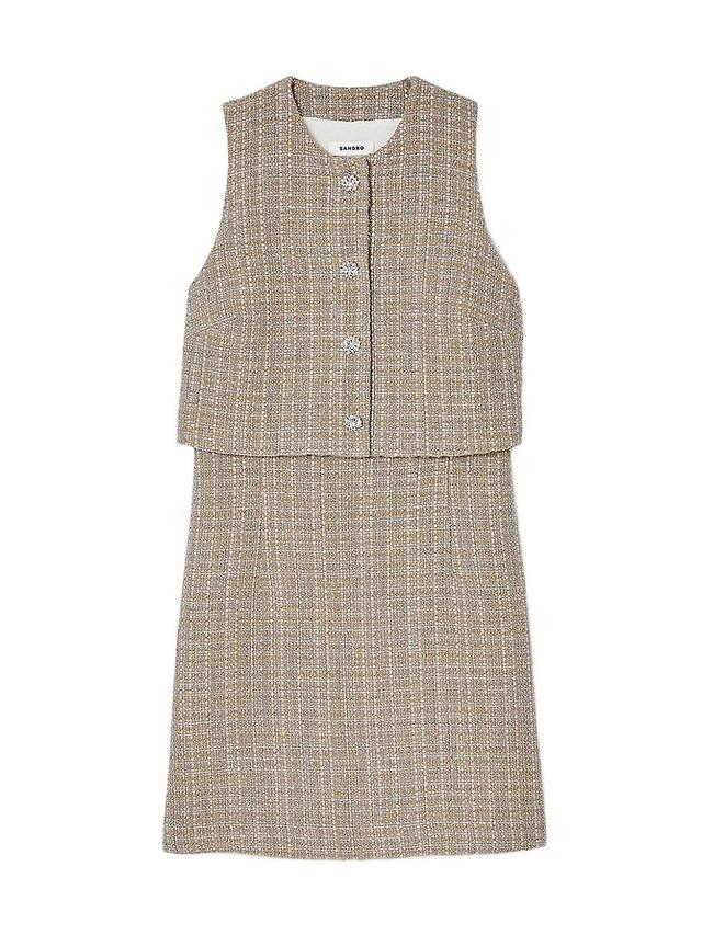 Womens Tweed Dress Product Image