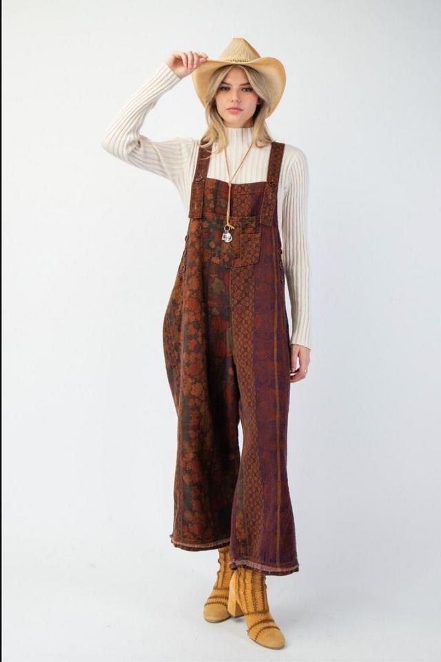 Printed Twill Jumpsuit Product Image