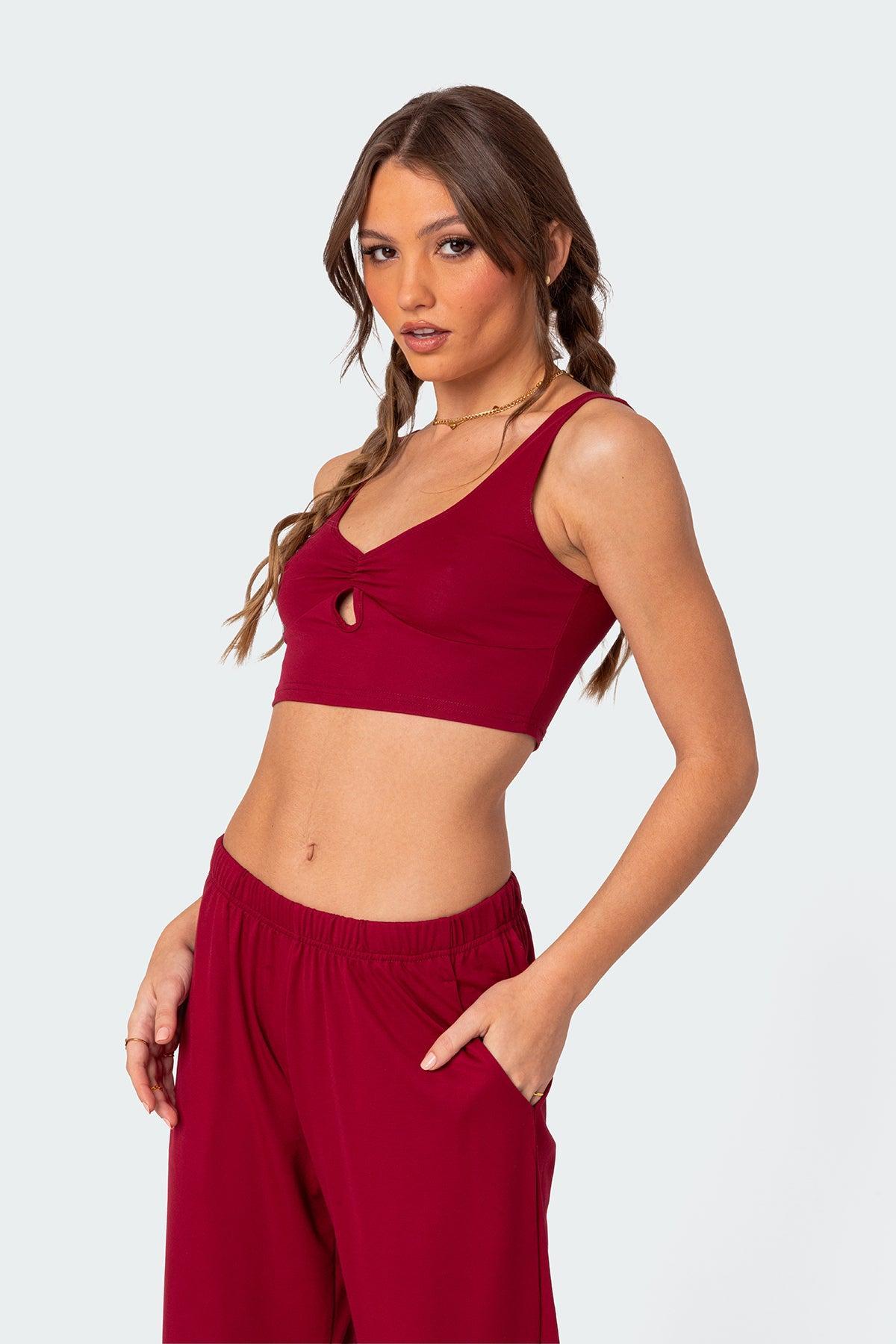 Jayla Cut Out Crop Top Product Image