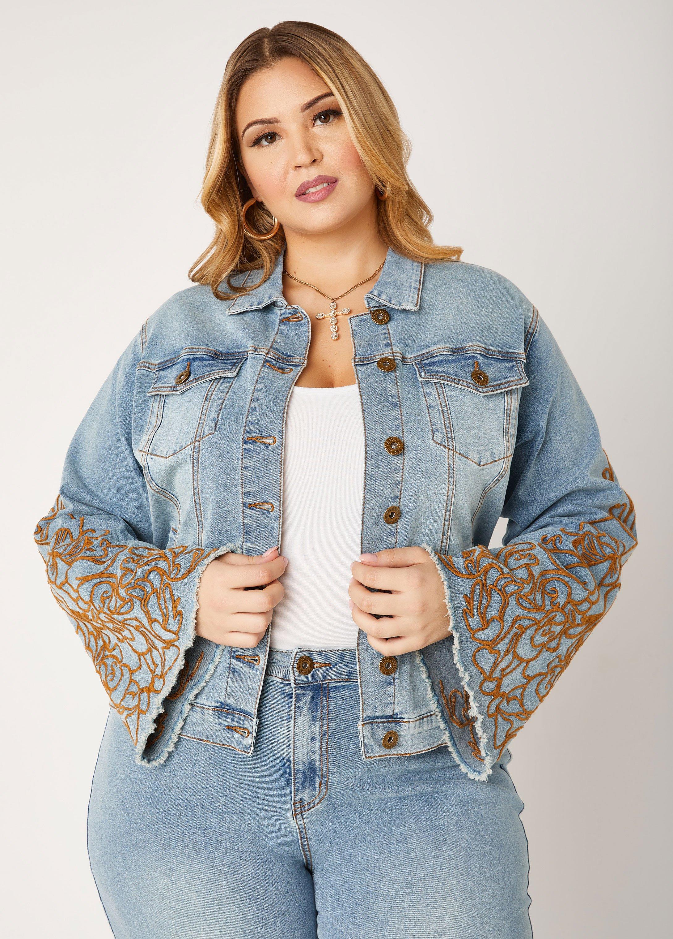 Embroidered Denim Jacket product image