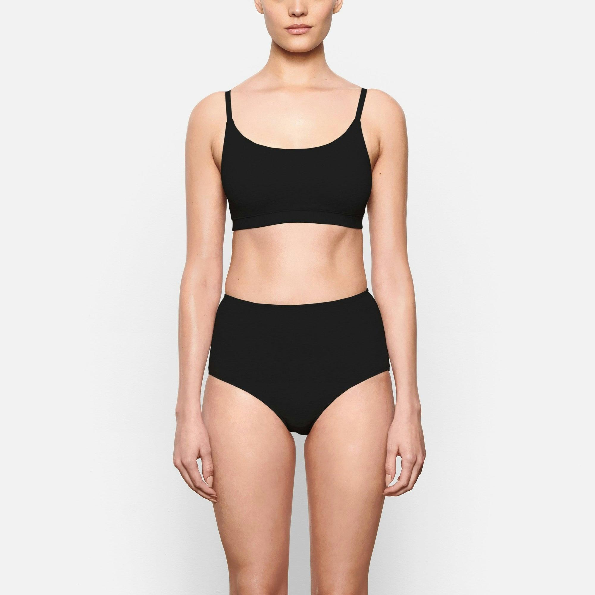 COTTON JERSEY SCOOP BRALETTE | SOOT Product Image