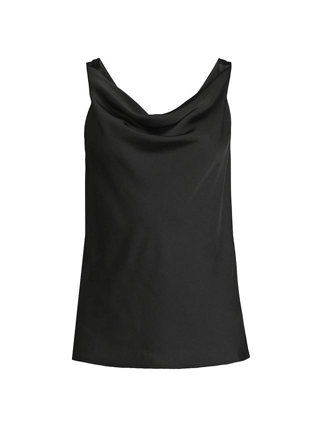 Womens Crepe Drape Tank Top Product Image