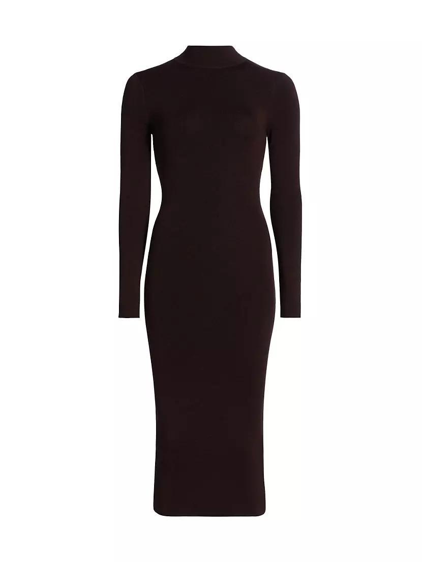 Merino-Blend Knit Midi Dress Product Image