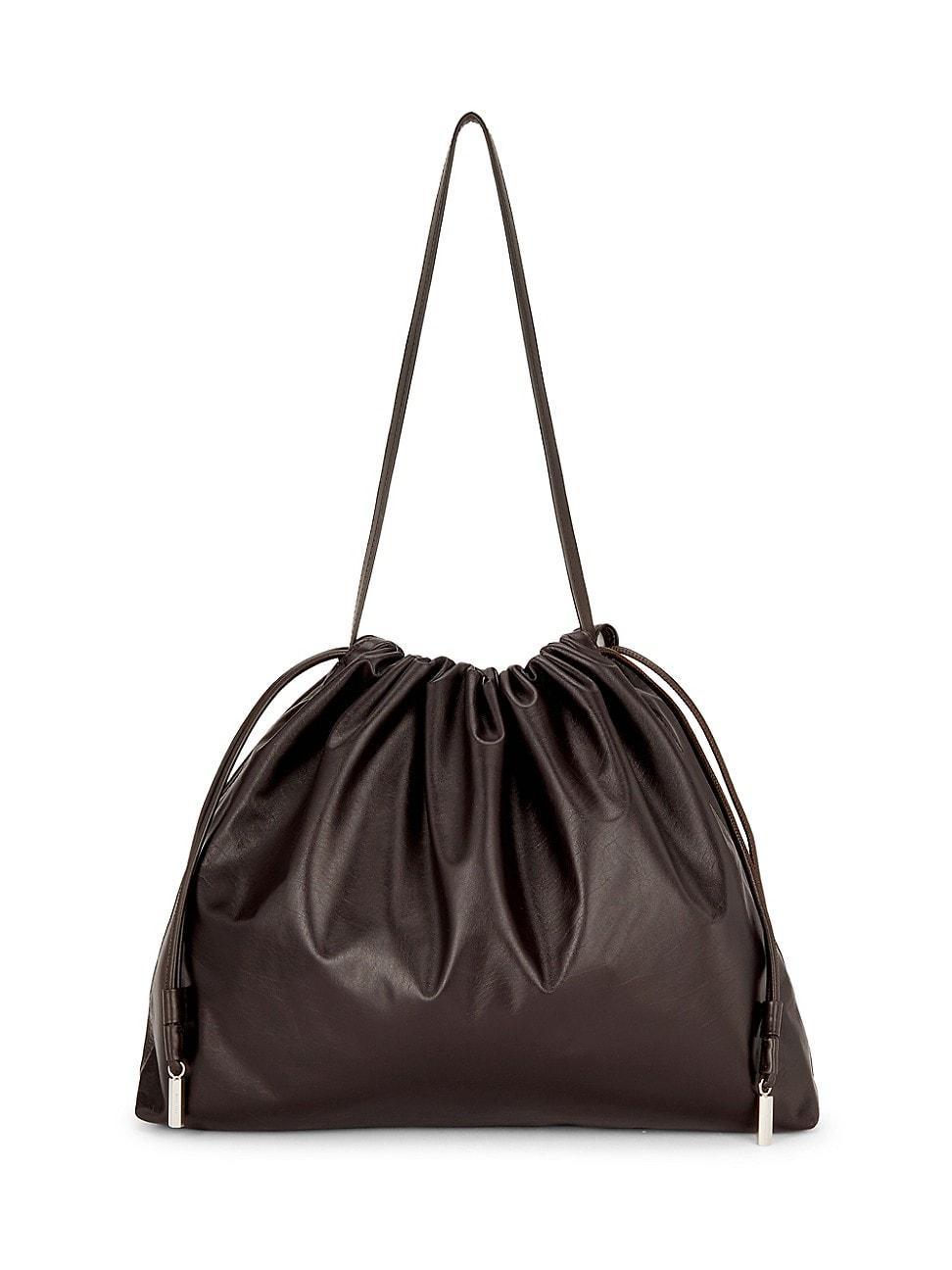 Womens Angy Leather Hobo Bag Product Image