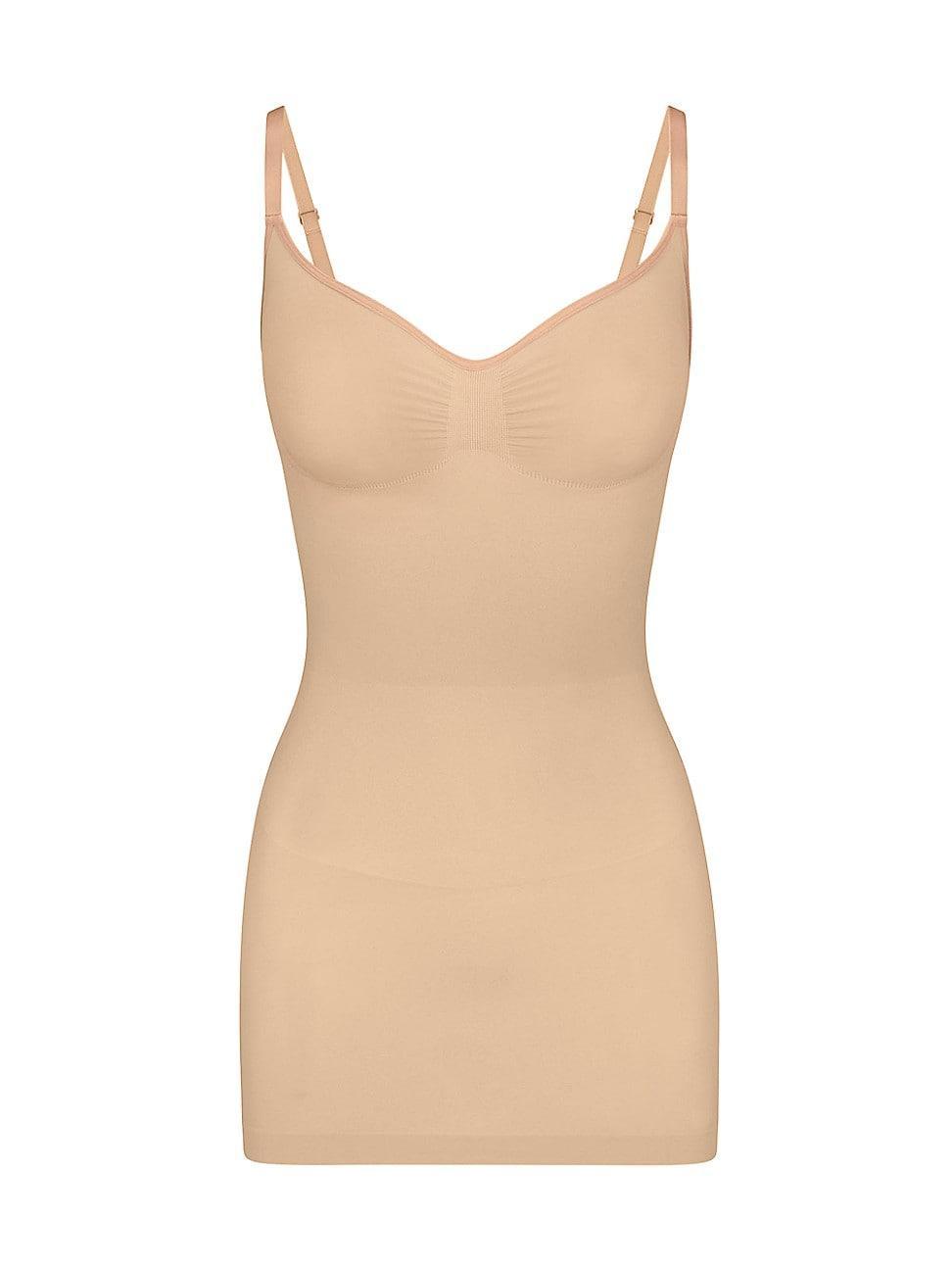 Seamless Sculpt Scoop-Neck Mini Slip Dress Product Image