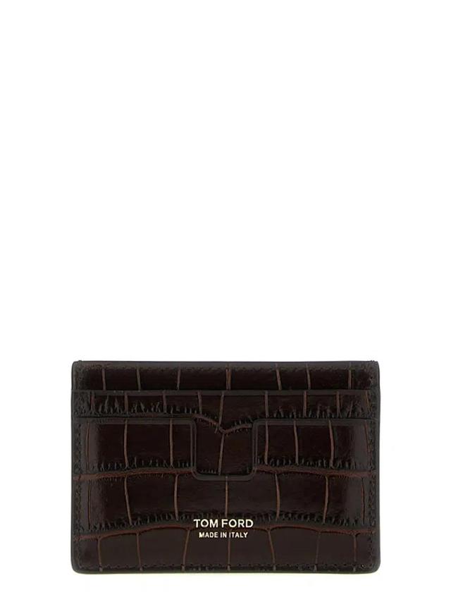 Croc Print Card Holder Product Image