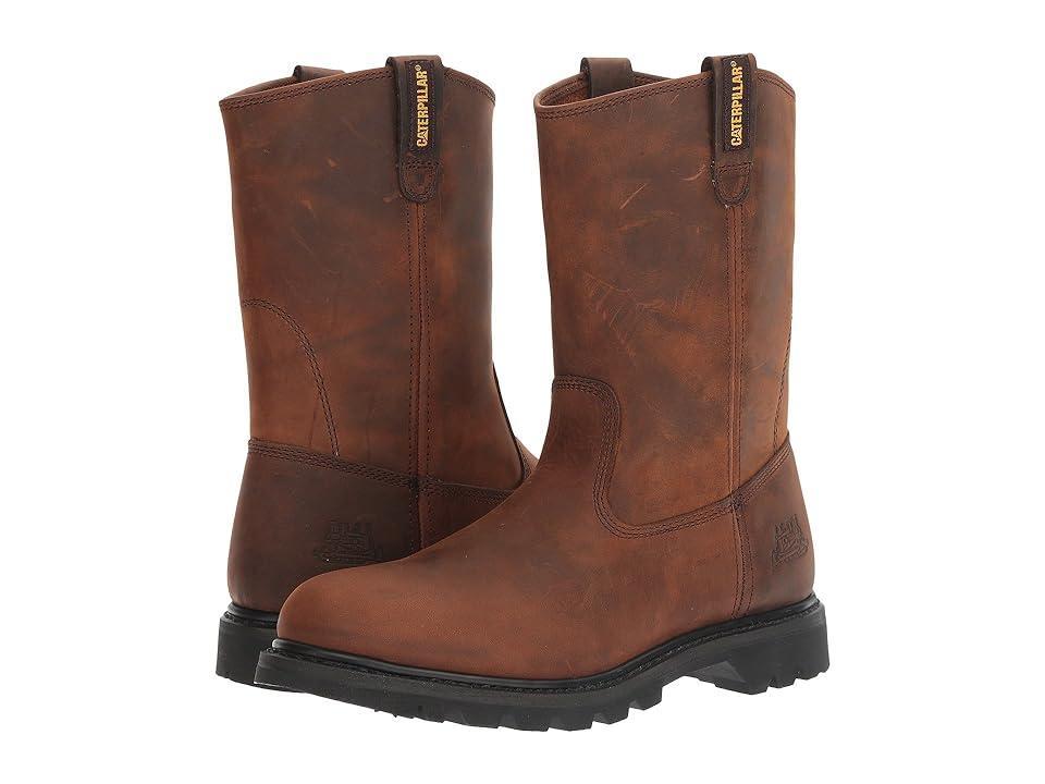 Caterpillar Revolver Pull Up Leather) Men's Work Pull-on Boots Product Image