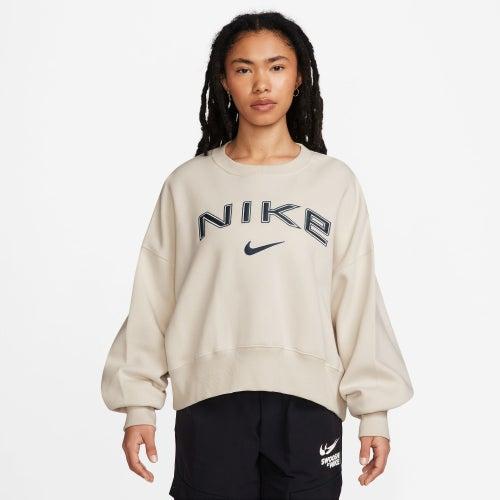 Women's Nike Sportswear Phoenix Fleece Over-Oversized Crew-Neck Logo Sweatshirt Product Image