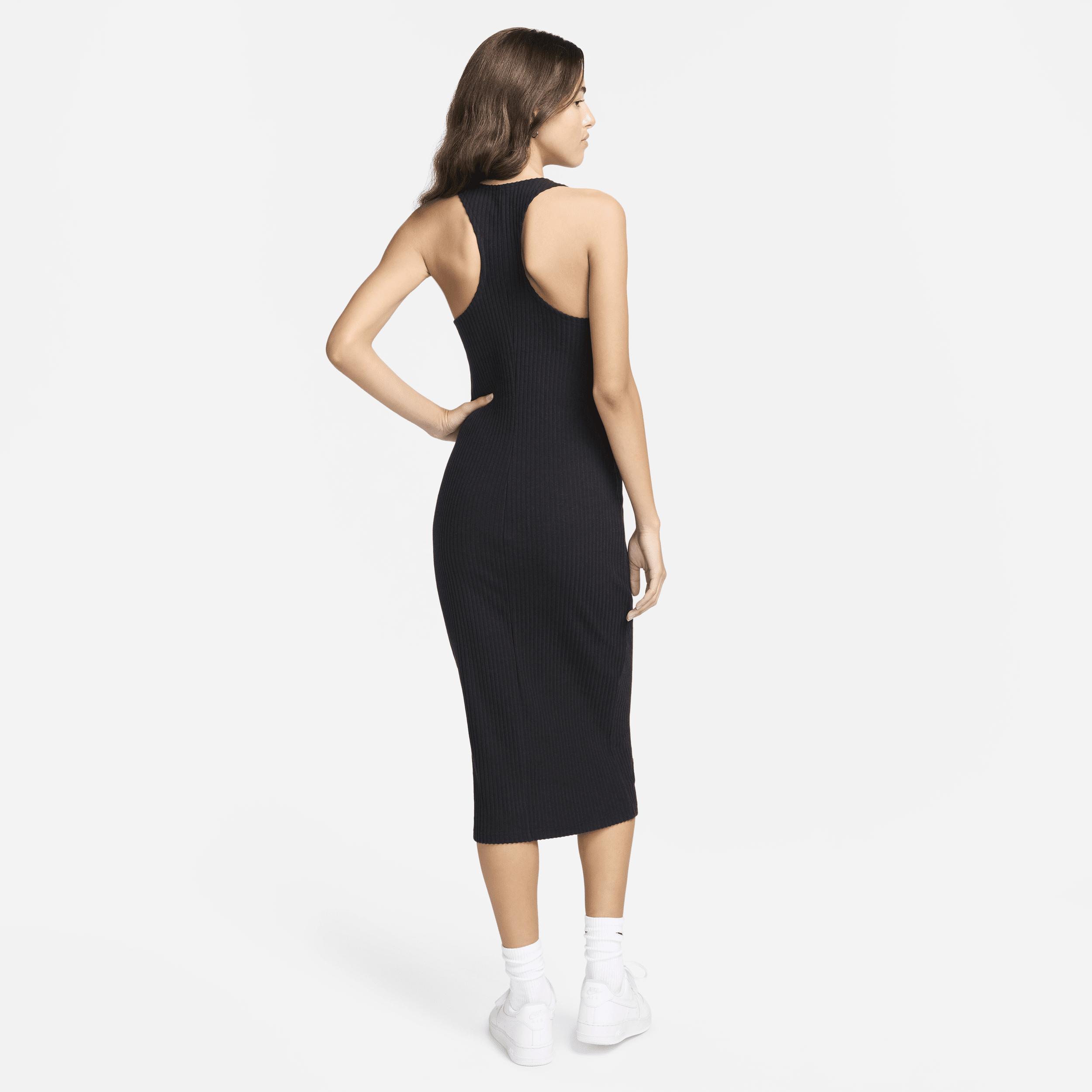 Women's Nike Sportswear Chill Rib Slim Sleeveless Midi Dress Product Image