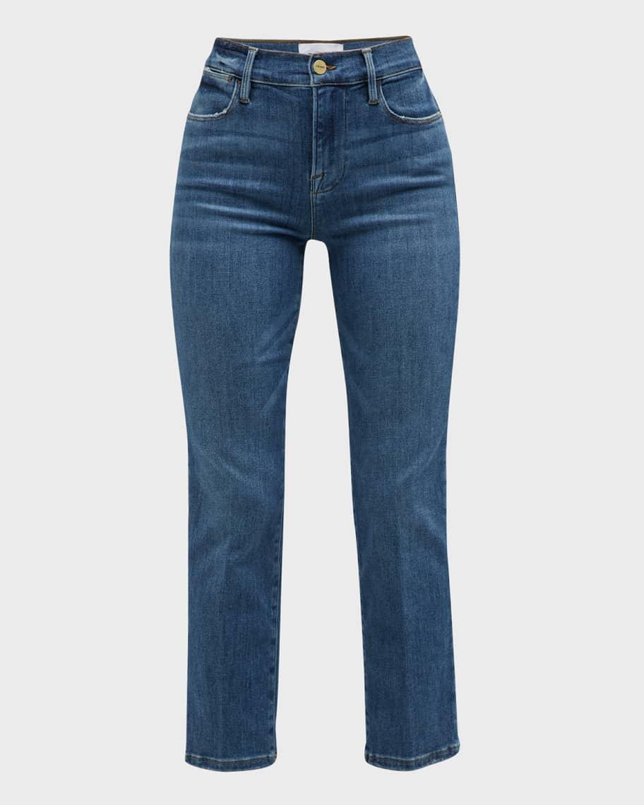 Le High Cropped Straight-Leg Jeans Product Image