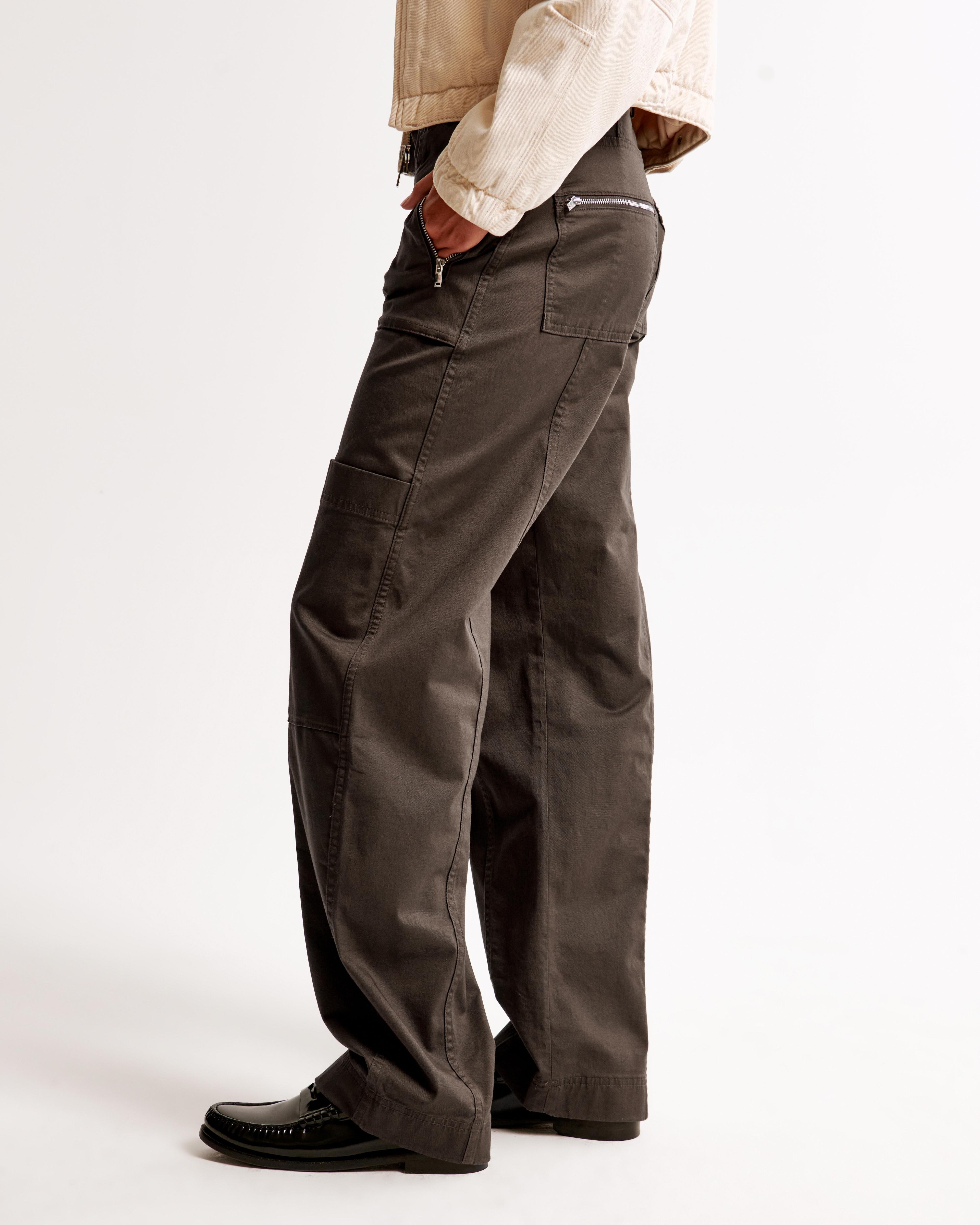 Mid Rise Barrel Utility Pant Product Image